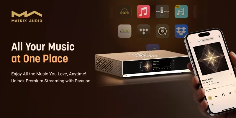 Matrix Audio представила стример MS-1c с поддержкой популярных Hi-Res сервисов и Wi-Fi 6