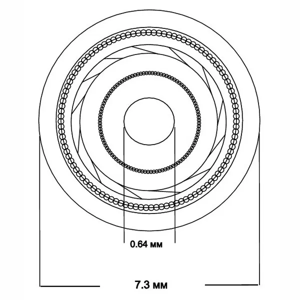 Кабель межблочный аудио Van Den Hul The WAVE pair RCA 1.0m