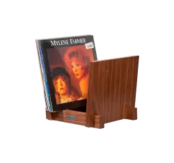 Стойка под виниловые пластинки VOXmodule VINYL STAND 01 American Walnut