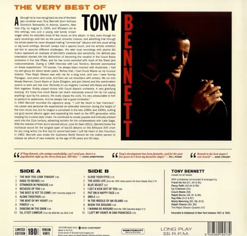 Tony Bennett – The Very Best of Tony Bennett (LP)