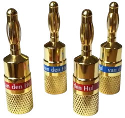 Разъемы Van Den Hul D.I.Y. Banana connector 3,0mm (4шт.)