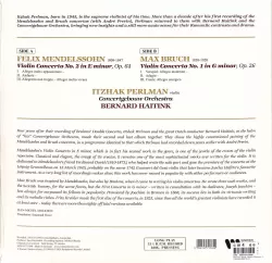 Itzhak Perlman – Mendelssohn / Bruch Violin Concertos (LP)
