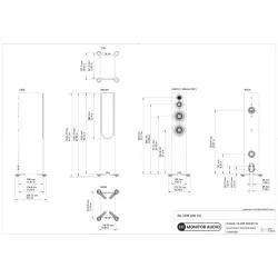 Напольная акустика Monitor Audio Silver 300 (7G) Natural Walnut