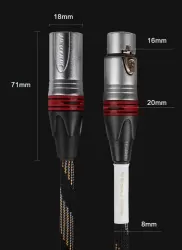 Межблочный XLR-кабель Denafrips Balance Line 7N01