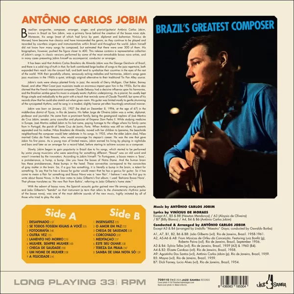 Antonio Carlos Jobim – Brazil’s Greatest Composer [LP]