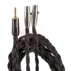 Кабель премиум-класса для Hi-Fi наушников 2 x miniXLR / Jack 3.5 мм TRS