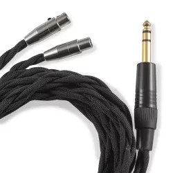 Кабель премиум-класса для Hi-Fi наушников Kennerton 2 x miniXLR / Jack 6.3 мм TRS