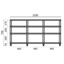 Стойка под Hi-Fi/High-End аппаратуру VOXmodule CASA 03