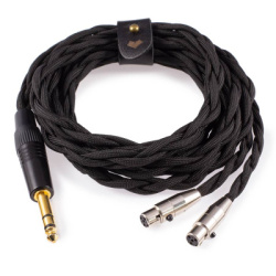 Кабель премиум-класса для Hi-Fi наушников Kennerton 2 x miniXLR / Jack 6.3 мм TRS