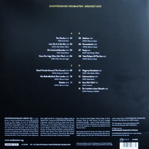 Einstürzende Neubauten – Greatest Hits (2LP)