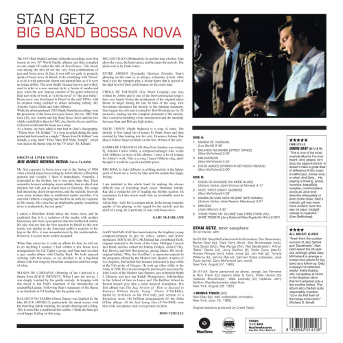 Stan Getz – Big Band Bossa Nova (LP)
