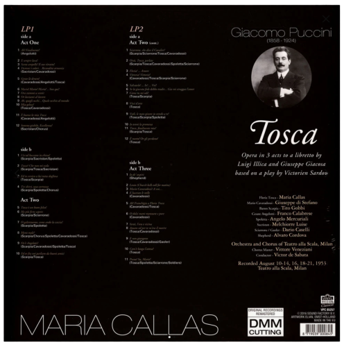 Maria Callas, Giacomo Puccini – Puccini: Tosca [2LP]