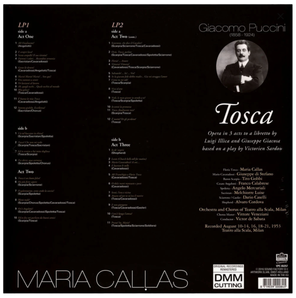 Maria Callas, Giacomo Puccini – Puccini: Tosca [2LP]