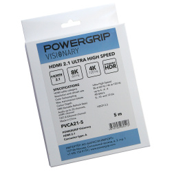 HDMI кабель PowerGrip Visionary Copper 2G A 2.1
