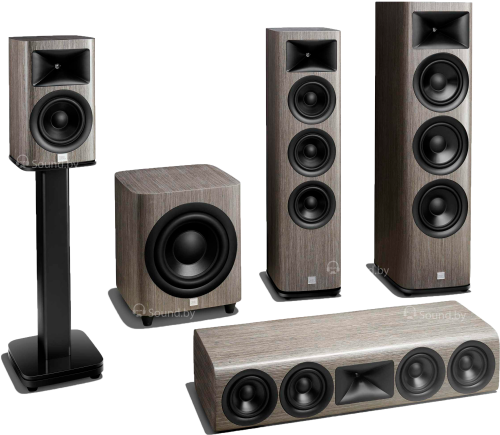 Акустика центрального канала JBL HDI 4500 Grey Oak