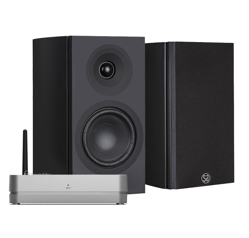 Полочная акустика System Audio SA Legend 5.2 Silverback + Цифровой хаб System Audio SA Stereo Hub