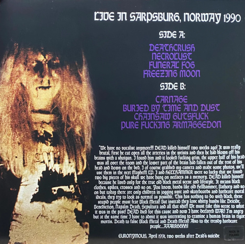 Mayhem – The Dawn Of The Black Hearts (LP)