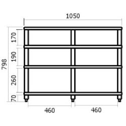 Стойка под Hi-Fi/High-End аппаратуру VOXmodule CASA 02