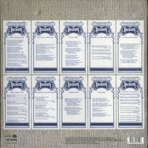 Nazareth – Exercises (Blue Vinyl) [LP]