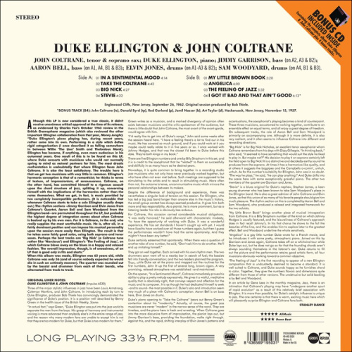 Duke Ellington & John Coltrane – Duke Ellington & John Coltrane [LP]