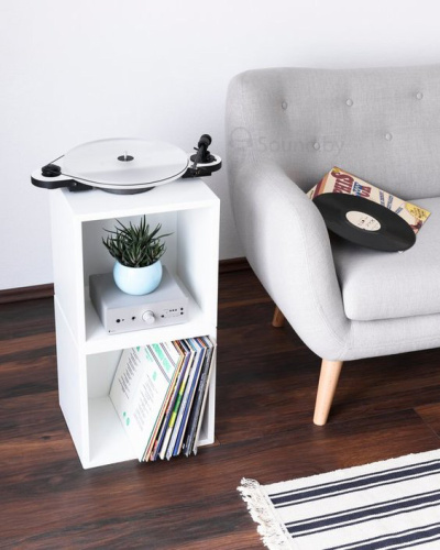 Проигрыватель пластинок Pro-Ject Elemental White/Black