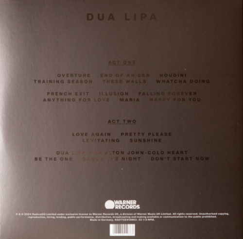 Dua Lipa – Live From The Royal Albert Hall [2LP]
