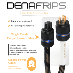 Сетевой кабель Denafrips Single Crystal Copper Power Cable P355D (EUR)