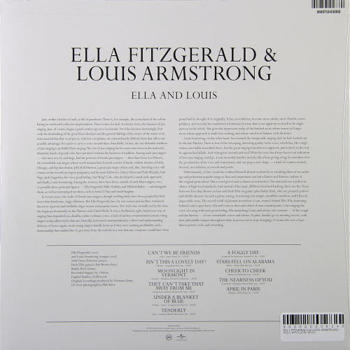 Ella Fitzgerald & Louis Armstrong – Ella And Louis [LP]