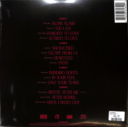 The Weeknd – After Hours [2LP]