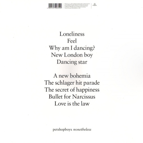 Pet Shop Boys – Nonetheless (LP)