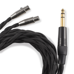 Кабель премиум-класса для Hi-Fi наушников Kennerton 2 x miniXLR / Jack 6.3 мм TRS