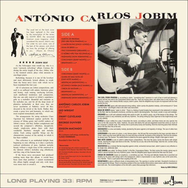 Antonio Carlos Jobim – The Girl From Ipanema [LP]
