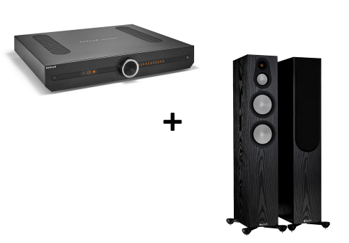 Комплект усилитель звука Roksan Attessa и акустика Monitor Audio Silver 300 (7G)